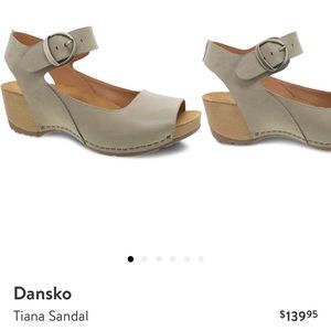 Dansko Tiana Sandal Khaki 41 New in Box